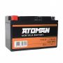 Автомобильный аккумулятор ATOMAN Super AGM YT7B-BS 8А/ч-12V ст EN110 болт прямая - 150x65x94