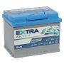 Автомобильный аккумулятор АкТех Extra 65А/ч-12V ст EN630 европейские обратная 242x175x190